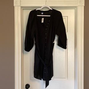 Old Navy belted, button up dress